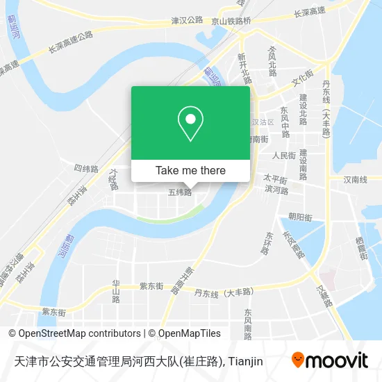 天津市公安交通管理局河西大队(崔庄路) map
