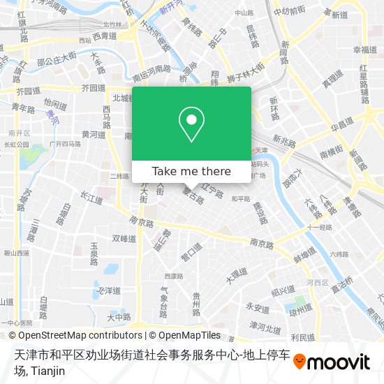 天津市和平区劝业场街道社会事务服务中心-地上停车场 map
