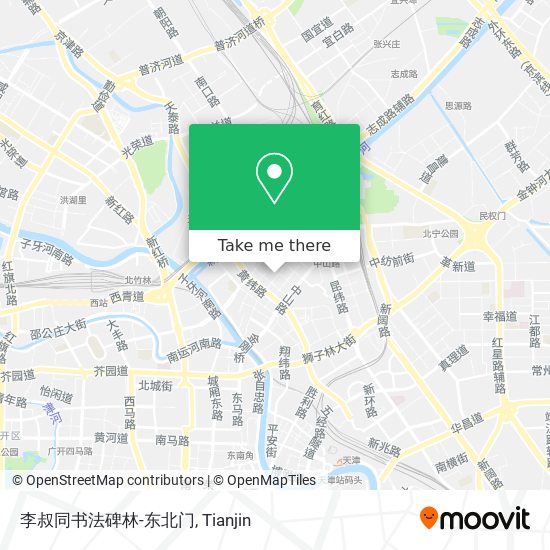李叔同书法碑林-东北门 map