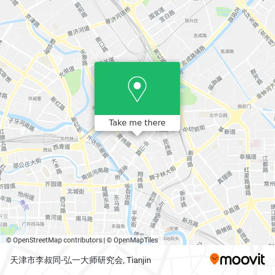 天津市李叔同-弘一大师研究会 map