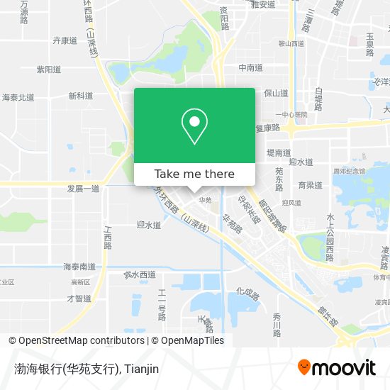 渤海银行(华苑支行) map