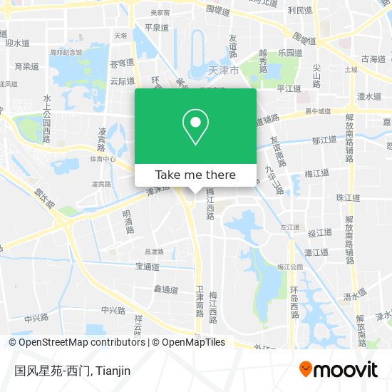 国风星苑-西门 map