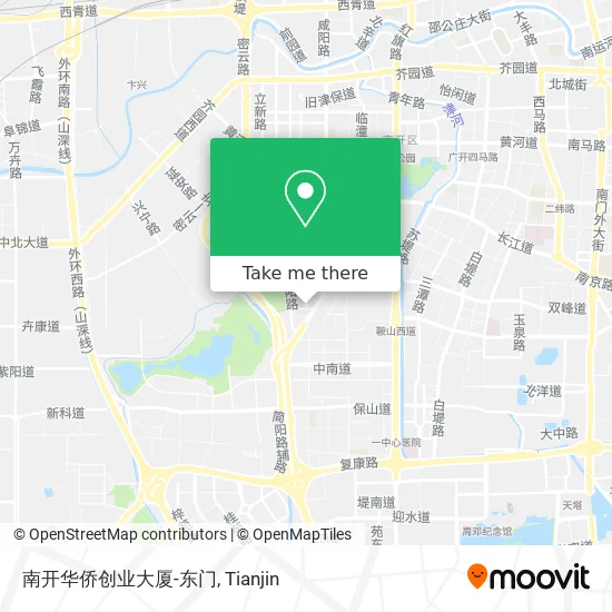 南开华侨创业大厦-东门 map