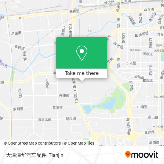 天津津华汽车配件 map