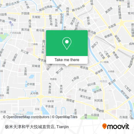 极米天津和平大悦城直营店 map