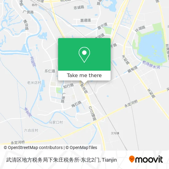 武清区地方税务局下朱庄税务所-东北2门 map