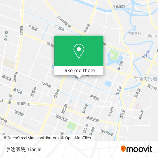 泉达医院 map