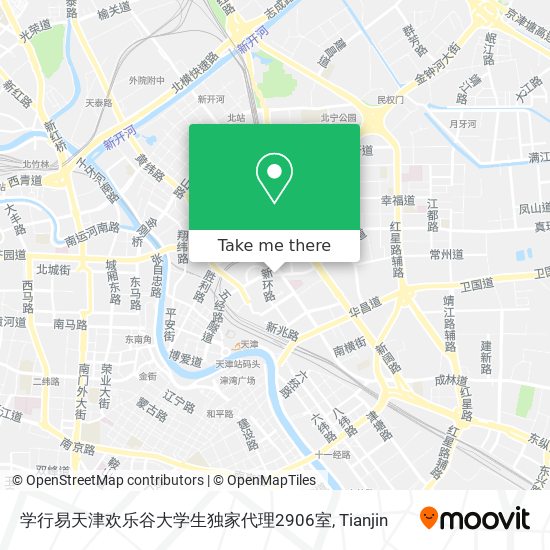 学行易天津欢乐谷大学生独家代理2906室 map