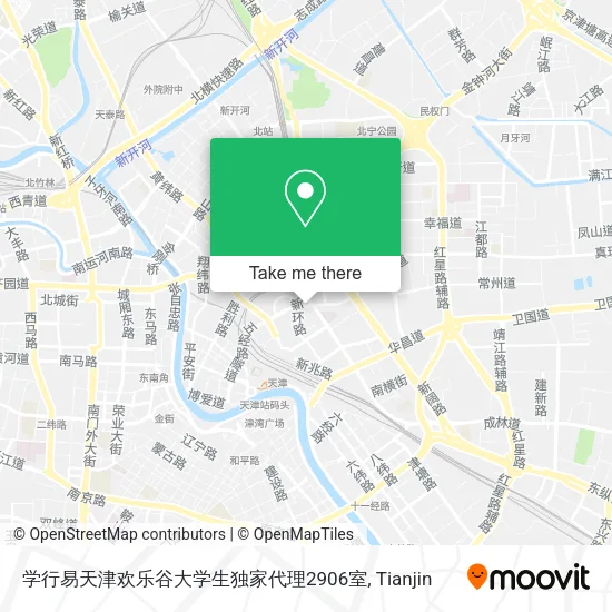 学行易天津欢乐谷大学生独家代理2906室 map