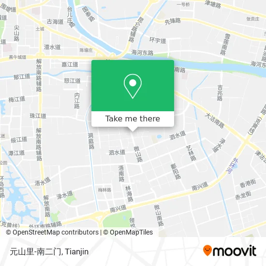 元山里-南二门 map