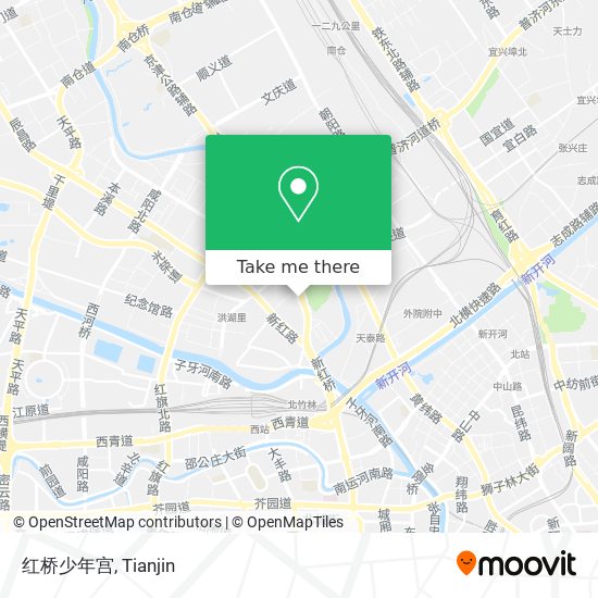 红桥少年宫 map