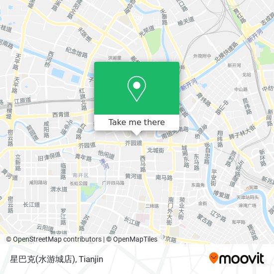 星巴克(水游城店) map