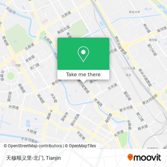 天穆顺义里-北门 map