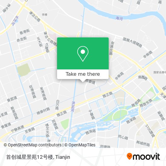 首创城星景苑12号楼 map