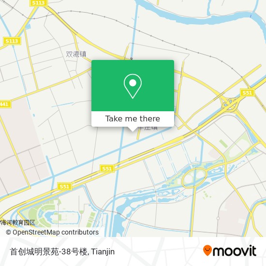 首创城明景苑-38号楼 map