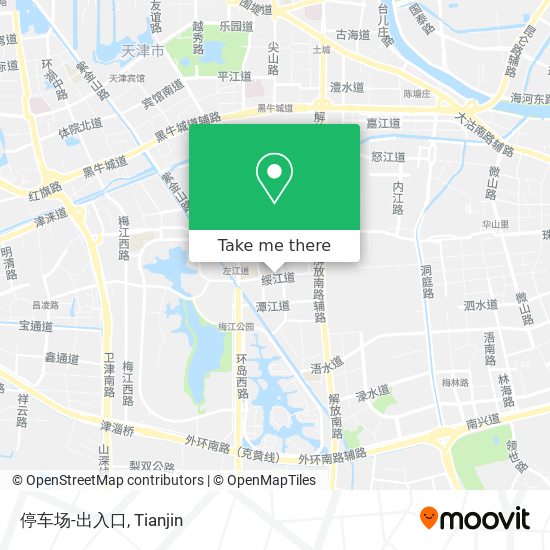 停车场-出入口 map