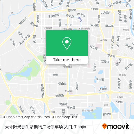 天环阳光新生活购物广场停车场-入口 map
