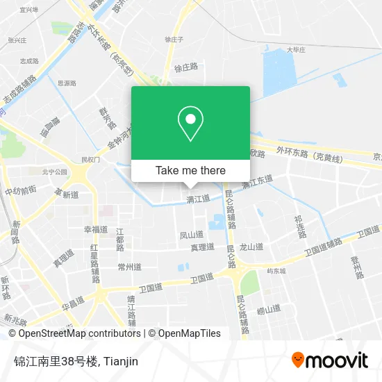 锦江南里38号楼 map