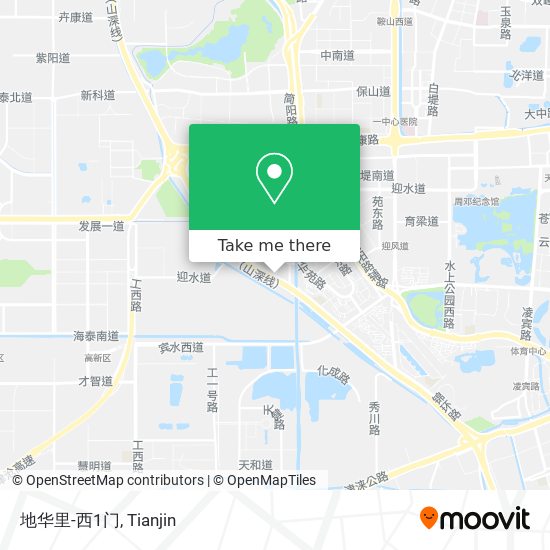 地华里-西1门 map