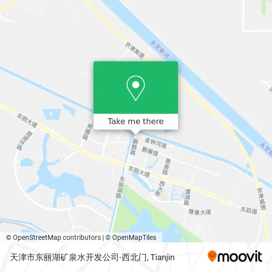 天津市东丽湖矿泉水开发公司-西北门 map