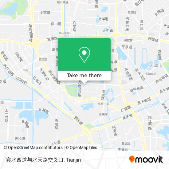 宾水西道与水天路交叉口 map