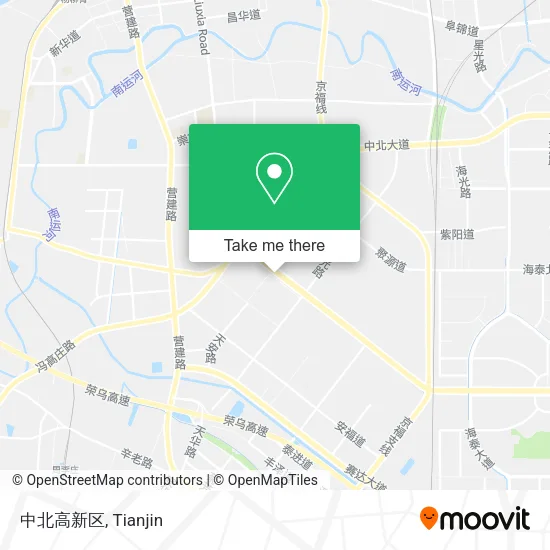 中北高新区 map
