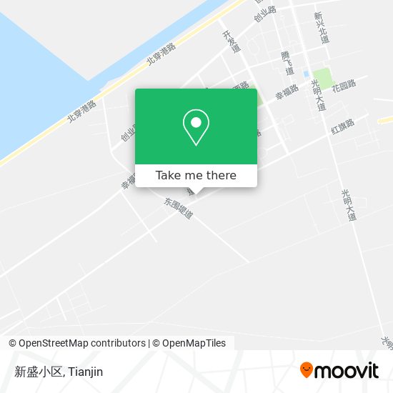 新盛小区 map