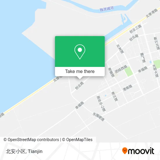 北安小区 map