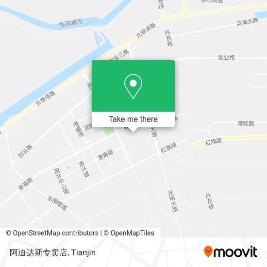 阿迪达斯专卖店 map