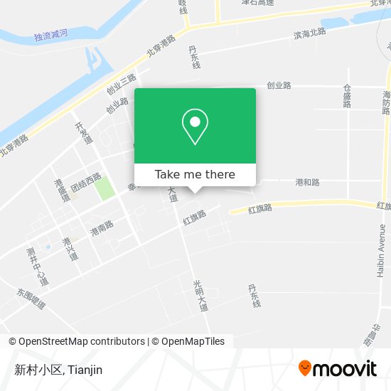 新村小区 map