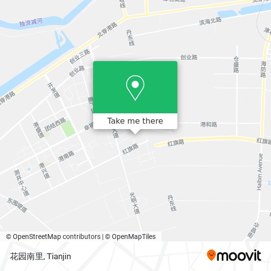 花园南里 map