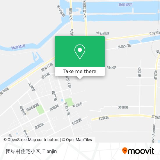 团结村住宅小区 map