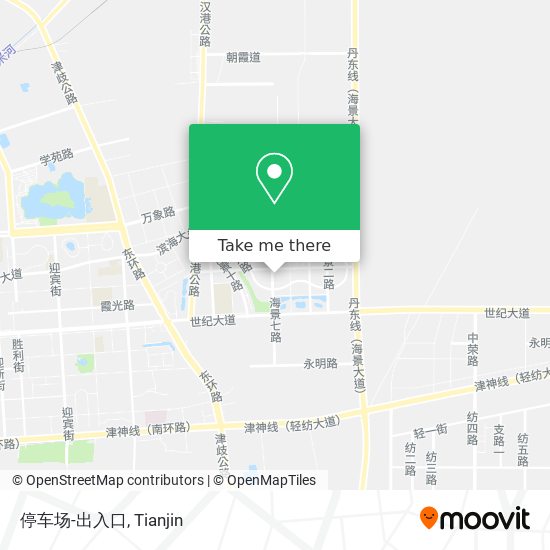 停车场-出入口 map