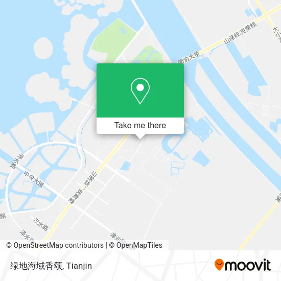 绿地海域香颂 map