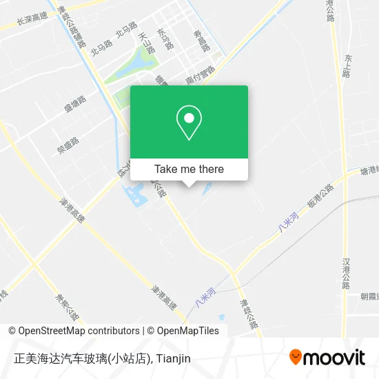 正美海达汽车玻璃(小站店) map