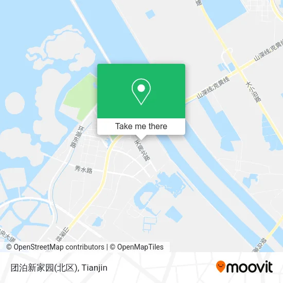 团泊新家园(北区) map