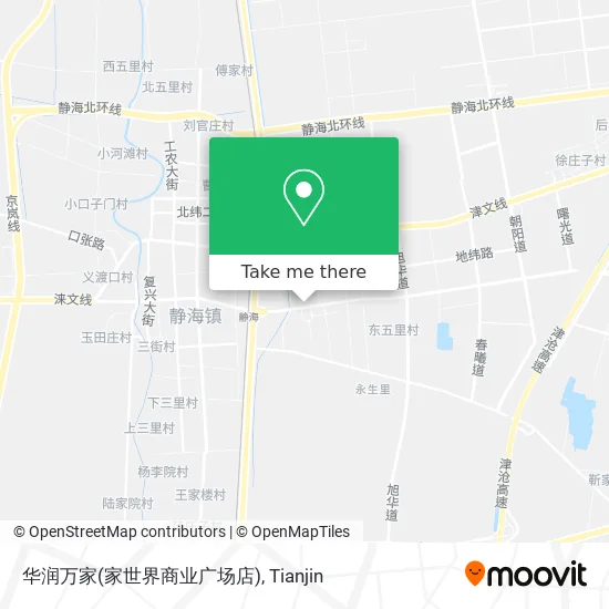 华润万家(家世界商业广场店) map