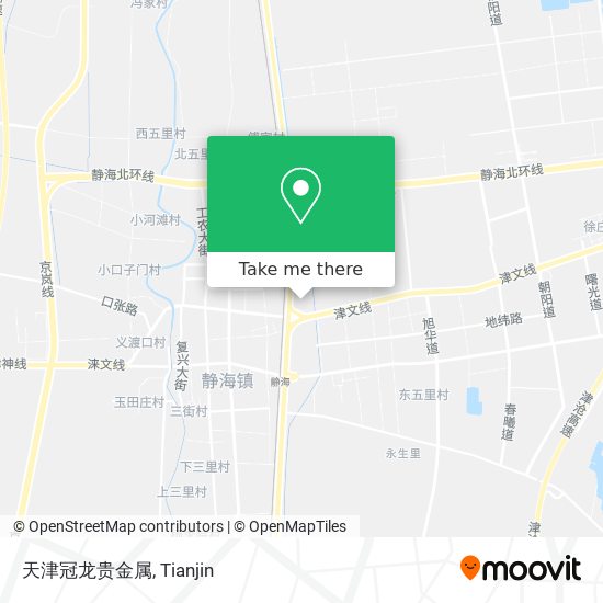 天津冠龙贵金属 map