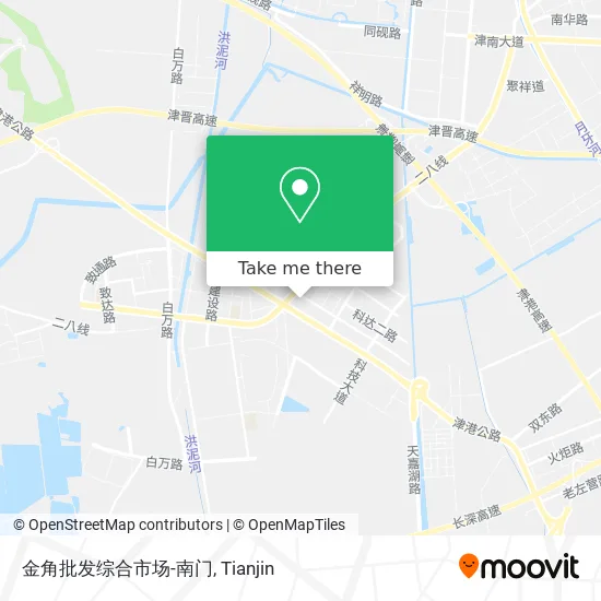金角批发综合市场-南门 map