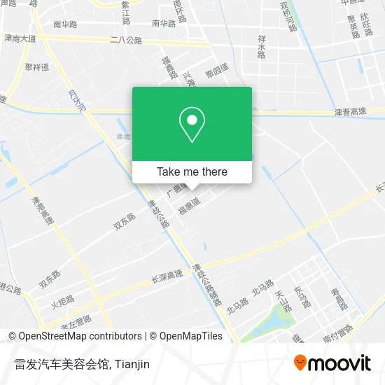 雷发汽车美容会馆 map