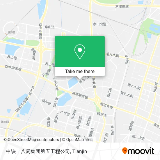 中铁十八局集团第五工程公司 map