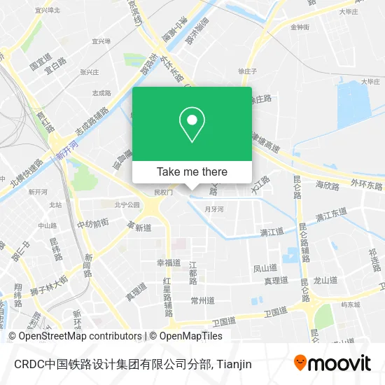 CRDC中国铁路设计集团有限公司分部 map