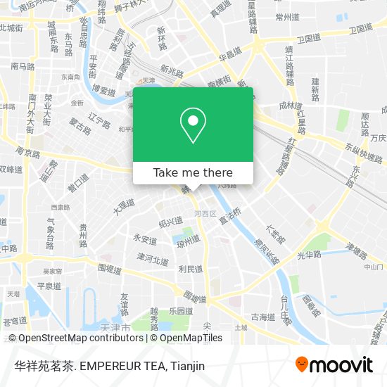 华祥苑茗茶. EMPEREUR TEA map