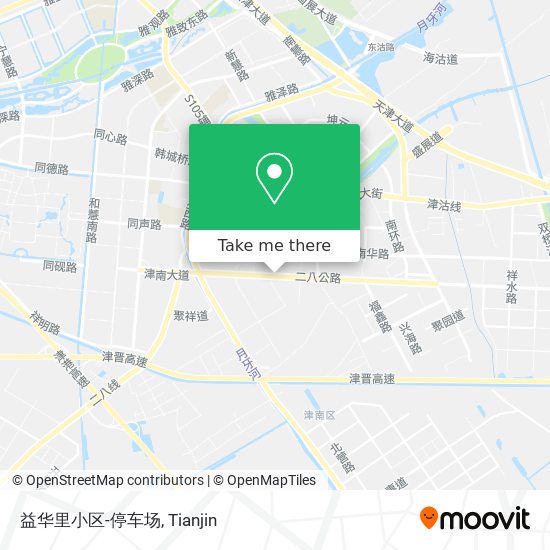 益华里小区-停车场 map