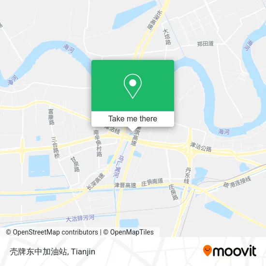 壳牌东中加油站 map