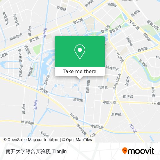 南开大学综合实验楼 map