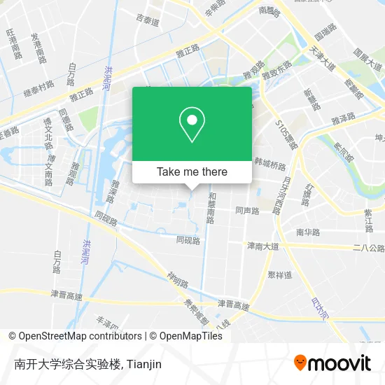 南开大学综合实验楼 map