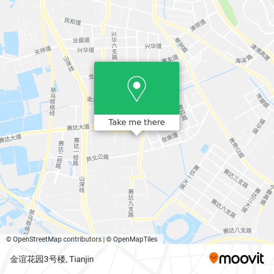 金谊花园3号楼 map