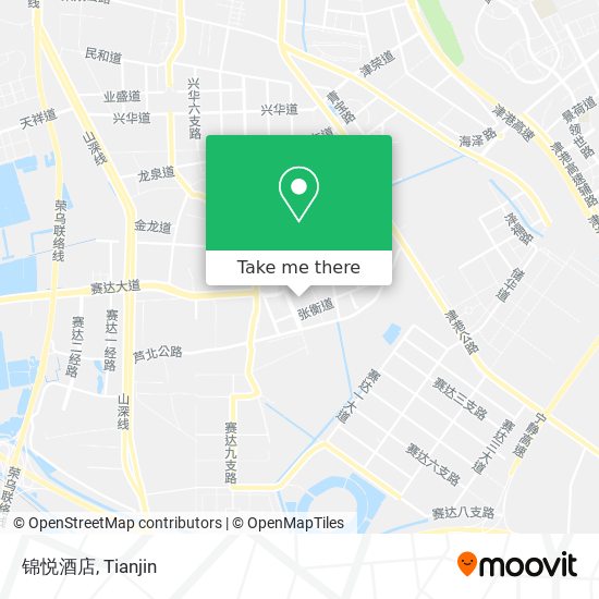 锦悦酒店 map