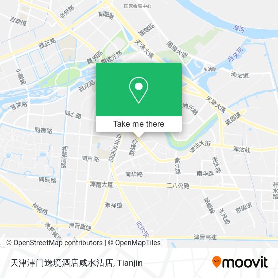 天津津门逸境酒店咸水沽店 map